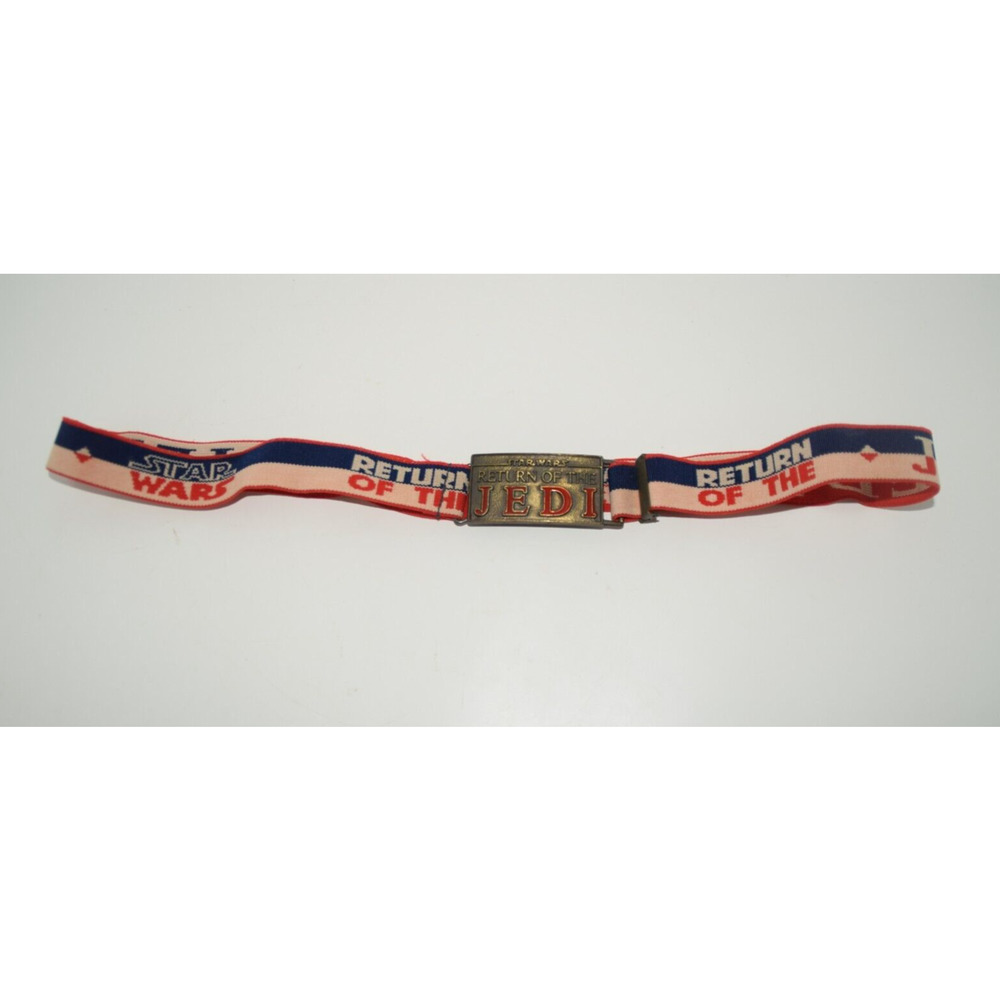 VINTAGE STAR WARS RETURN OF THE JEDI BELT AND BUCKLE - Lee 1982